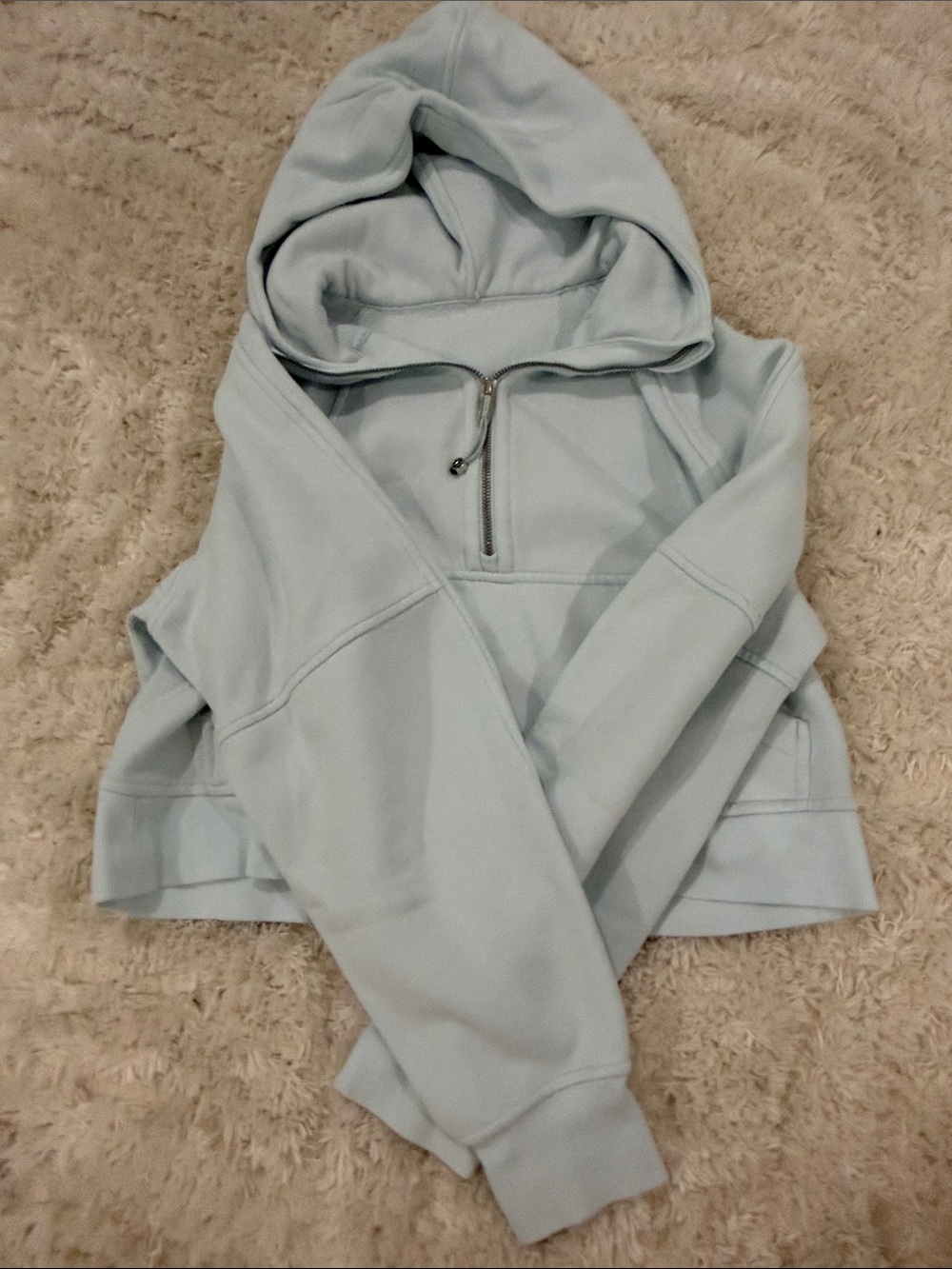 lululemon
Cropped Light Blue Quarter-Zip Hoodie